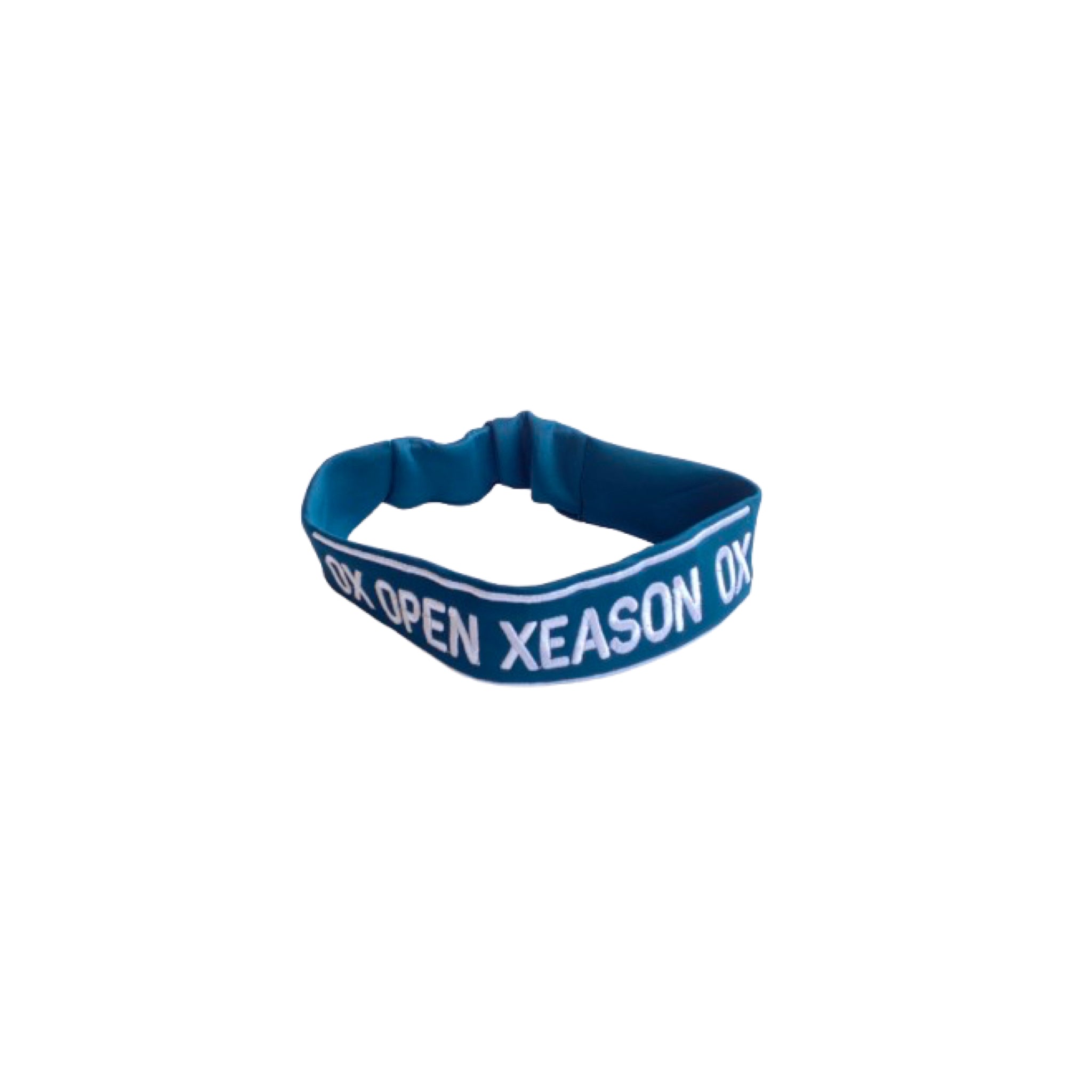 OPEN XEASON HEADBAND- WHITE EMBROIDERY