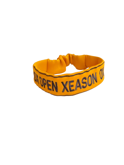 OPEN XEASON HEADBAND-BLACK EMBROIDERY